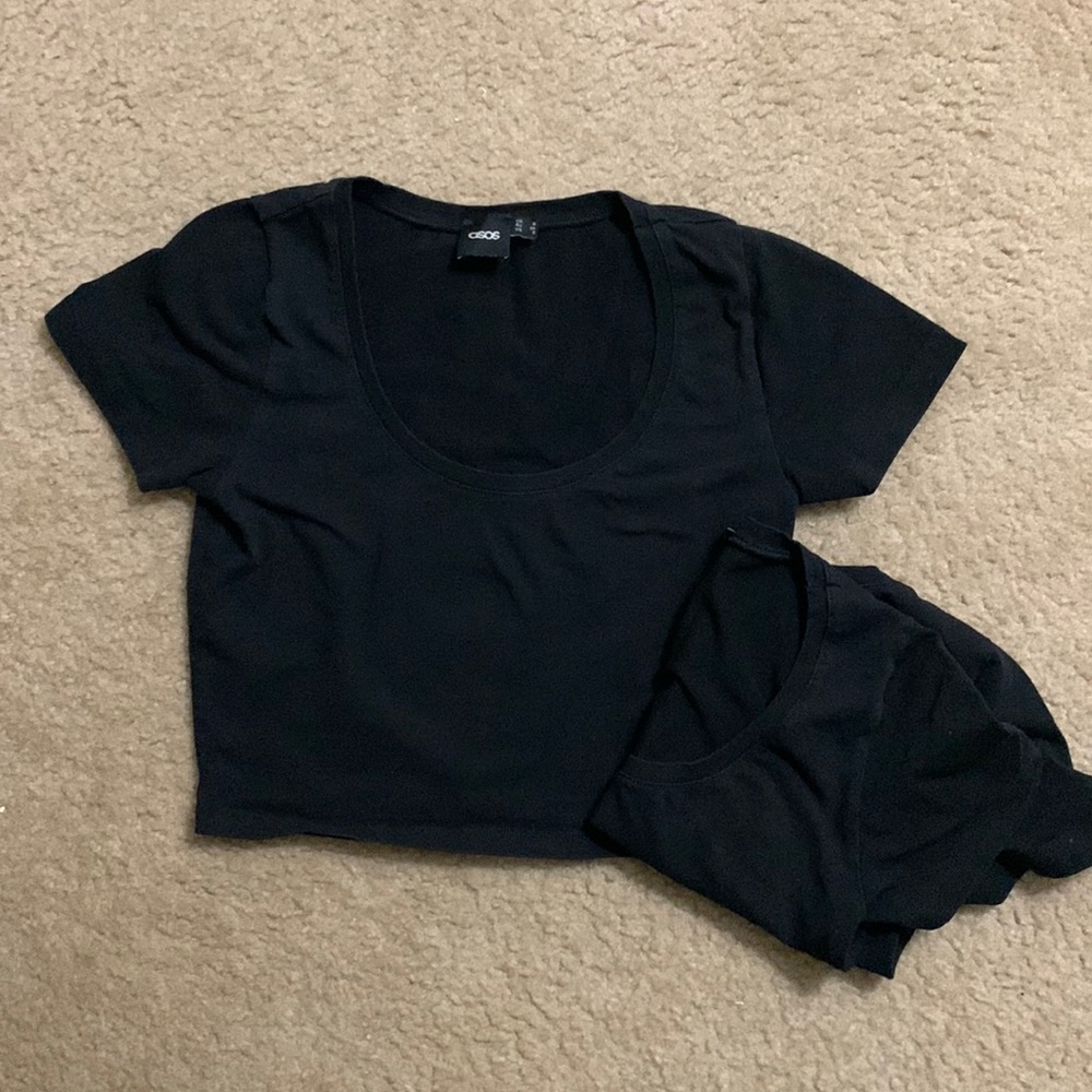 ASOS 2-Pack Crop Top T-Shirts